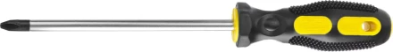 Отвертка STAYER &quot;MASTER&quot;, двухкомпонентная рукоятка, магнитный наконечник, PH3x150мм 2510-3-15_z01 купить в Екатеринбурге