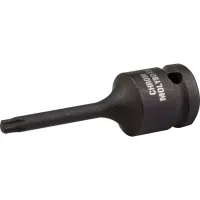 Торцовая головка KRAFTOOL "INDUSTRIE QUALITAT" ударная (1/2"), TORX, Cr-Mo, фосфатированная, T30 27952-30_z01