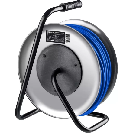 ЗУБР ПВС-325, ПВС, 3 x 2.5 мм2, 20 м, 4000 Вт, IP44, силовой удлинитель на стальной катушке, Профессионал (55102-20) купить в Екатеринбурге