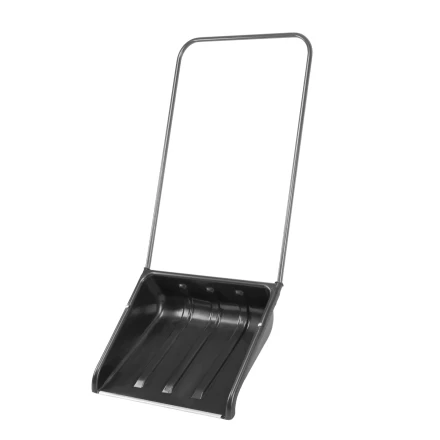 Движок для уборки снега пластиковый Сибртех, 570 х 470 х 1300 мм, стальная рукоятка, Россия, 615925 купить в Екатеринбурге