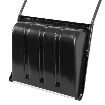 Движок для уборки снега пластиковый Сибртех, 570 х 470 х 1300 мм, стальная рукоятка, Россия, 615925 купить в Екатеринбурге