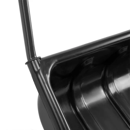 Движок для уборки снега пластиковый Сибртех, 570 х 470 х 1300 мм, стальная рукоятка, Россия, 615925 купить в Екатеринбурге