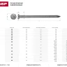 Гвозди ЗУБР ершеные оцинкованные по дереву/листовому металлу, 2,5х60мм, ТФ1, 350шт 4-305141-25-060 купить в Екатеринбурге