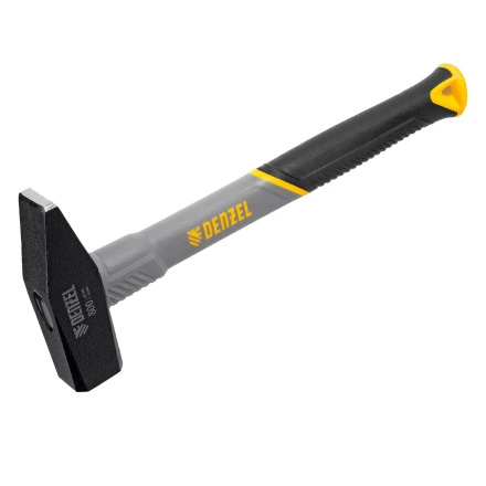 Молоток слесарный, 800 г Denzel 10488, кованый, фибергласовая рукоятка c TPR покрытием купить в Екатеринбурге