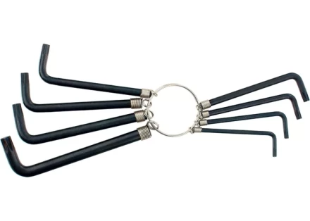 Набор ключей шестигранных имбусовых TORX  9шт:T10,15,20,25,27,30,40,45,50, оксидированные, на кольце  SPARTA 112667 купить в Екатеринбурге