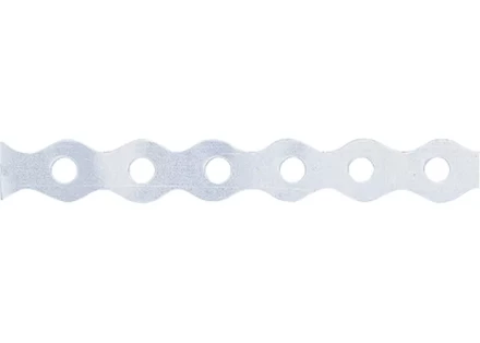 Лента перфорированная вентиляционная &quot;волна&quot; 0,55 мм LP VLN 1,2 см х 25 м цинк СИБРТЕХ 46552 купить в Екатеринбурге