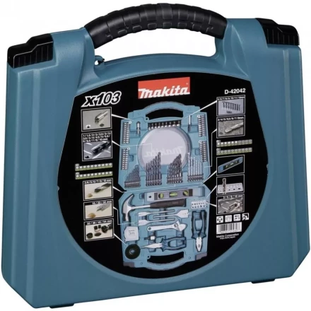 Универсальный набор Makita D-42042, 103 шт, в кейсе купить в Екатеринбурге