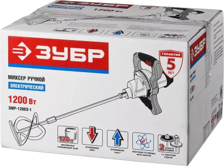 Миксер строительный 2 скорости ЗМР-1200Э-1 серия ПРОФЕССИОНАЛ купить в Екатеринбурге