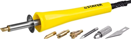 Прибор STAYER &quot;MASTER&quot; для выжигания, пайки, резки с набором насадок, 6шт 45221 купить в Екатеринбурге