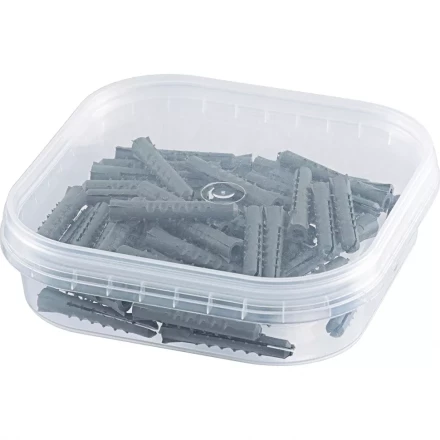 Дюбель 6х40 &quot;Еж&quot; распорный полипропиленовый 1000 шт Сибртех 46023 купить в Екатеринбурге