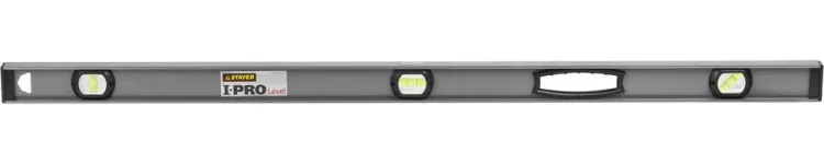Уровень STAYER "PROFESSIONAL" I-PROLevel, усилен рельс с ручками, утолщен особопрочн профиль, точность 1мм/м, 3 ампулы, 120см 3477-120 купить в Екатеринбурге