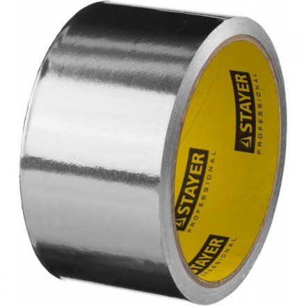 Алюминиевая лента, STAYER Professional 12268-50-10, до 120°С, 50мкм, 50мм х 10м 12268-50-10 купить в Екатеринбурге