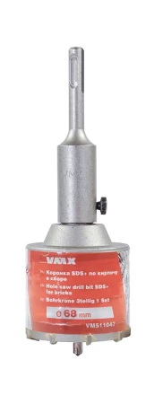 Коронка SDS+ ф68 мм по кирпичу в сборе VMX 511047 купить в Екатеринбурге