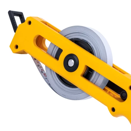 Рулетка геодезическая Denzel 20 м х 13 мм, открытый корпус, металлическая лента, 31490 купить в Екатеринбурге