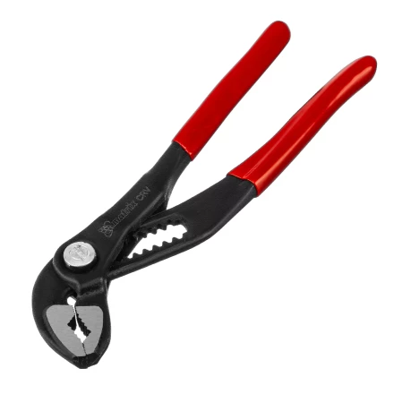 Клещи переставные 180 мм Matrix, кнопочный механизм, хром-ванадий, обливные рукоятки 17925 купить в Екатеринбурге