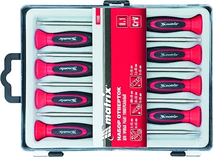 Набор отверток для точных работ универсальный, 8 шт., Crv Matrix 11588 купить в Екатеринбурге