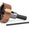HSS-TiN коронка MESSER 32мм с центр. сверлом и толкающей пружиной для  лист. материала  до 2 мм ц/х купить в Екатеринбурге