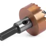 HSS-TiN коронка MESSER 32мм с центр. сверлом и толкающей пружиной для  лист. материала  до 2 мм ц/х купить в Екатеринбурге