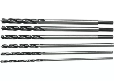 Набор сверл по дереву 6-8-10-12-13-14 мм L 300 мм 6 шт цилиндрический хвостовик SPARTA 702305 купить в Екатеринбурге