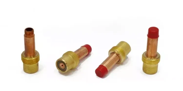 Держатель цанги с газовой линзой (GasLens) для аргонодуговой горелки TIG17-18-26 d 2.0мм купить в Екатеринбурге