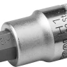 Торцовая бита-головка KRAFTOOL "INDUSTRIE QUALITAT", материал S2, HEX, сатинированная, 1/2", H12 27908-12_z01 купить в Екатеринбурге