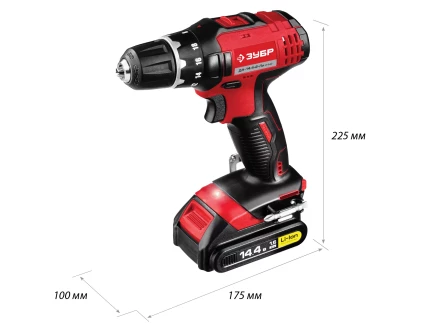Дрель-шуруповерт 2 АКБ ДА-14.4-2-Ли КНМ2 серия МАСТЕР купить в Екатеринбурге