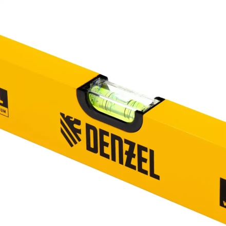 Уровень алюминиевый, 1200 мм, фрезерованный, 3 глазка Denzel 33684 купить в Екатеринбурге