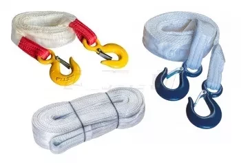 Ремень буксировочный динамический разрывная нагрузка 8т РА L= 12.0 м 60 мм в 2 слоя купить в Екатеринбурге