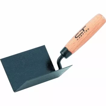 Кельма угловая, 110 х 75 х 75 мм, стальная, для внутренних углов, буковая ручка  СИБРТЕХ 86309 купить в Екатеринбурге