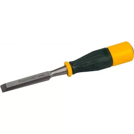 Стамеска KRAFTOOL &quot;EXPERT&quot; упрочненное полотно, ударочпрочная двухкомп ручка, стальной затыльник для ударных работ,14мм 1815-14_z01 купить в Екатеринбурге