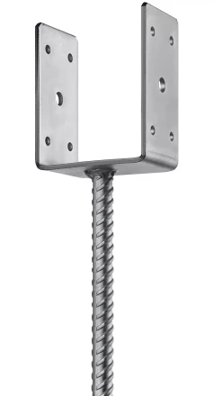 ЗУБР ОС-U, 91 x 120 x 60 мм, U-образное основание столба (310286-090) купить в Екатеринбурге