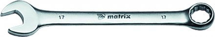 Ключ комбинированный 6 мм CrV матовый хром MATRIX купить в Екатеринбурге