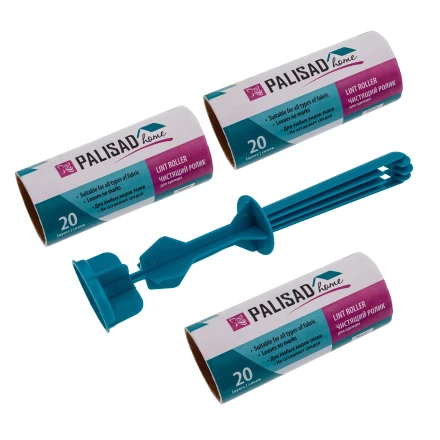 Набор: чистящий ролик для одежды с двумя сменными блоками, 20 слоев, Home Palisad 931055 купить в Екатеринбурге