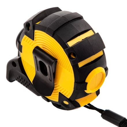 Рулетка Denzel 3м х 16мм, автоматич. фиксац., нейлон. покрытие, магнит. зацеп, двухстор. разметка, 31520 купить в Екатеринбурге