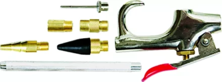 Набор продувочный пистолет пневмат. в комплекте с насадками 6 шт  MATRIX 57336 купить в Екатеринбурге