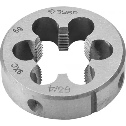 Плашка ЗУБР "МАСТЕР" круглая ручная для трубной резьбы, G 1/2" 4-28032-1/2 купить в Екатеринбурге