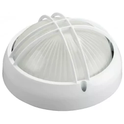 Светильник уличный СВЕТОЗАР &quot;ОРБИТА&quot; влагозащищенный, цвет белый, 60Вт SV-57311-W