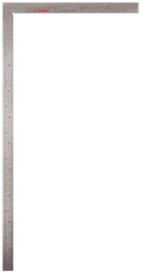 Угольник ЗУБР Цель 300 х 150 мм цельнометаллический нержавеющий Профессионал 34350-30