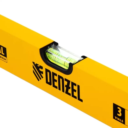 Уровень алюминиевый, 1500 мм, фрезерованный, 3 глазка Denzel 33685 купить в Екатеринбурге