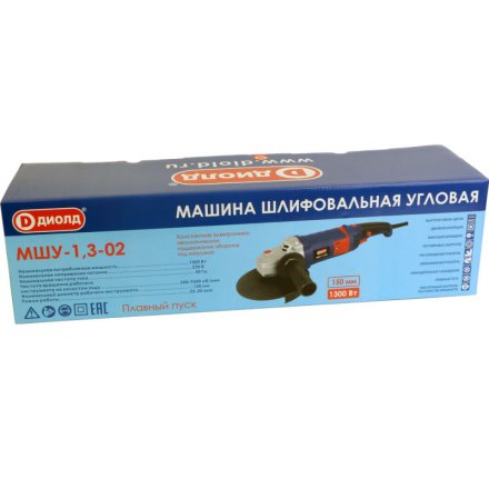 Угловая шлифмашина (болгарка) Диолд МШУ-1,3-02 (константная электроника) купить в Екатеринбурге