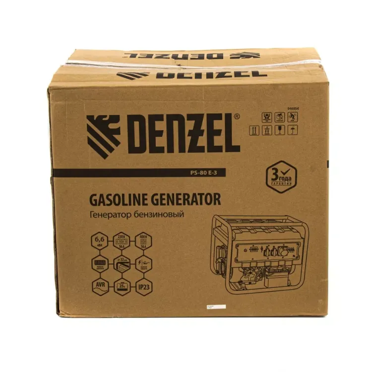 Генератор бензиновый Denzel PS 80 E-3 946954 купить в Екатеринбурге