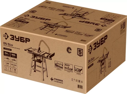 ЗУБР d 254 мм, 1900 Вт, распиловочный станок с удлинителем (СРЦ-254су) купить в Екатеринбурге