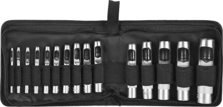 Набор ЗУБР &quot;МАСТЕР&quot;: Пробойники для кожи, 3-25мм, 15шт 22949-H15 купить в Екатеринбурге