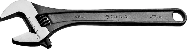 ЗУБР 375/40 мм, разводной ключ (27251-37) купить в Екатеринбурге