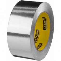 Алюминиевая лента, STAYER Professional 12268-50-50, до 120°С, 50мкм, 50мм х 50м 12268-50-50