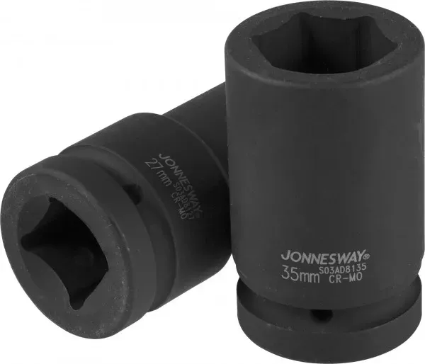 Головка ударная шестигранная 1" М75 глубокая S03АD8175  Jonnesway 48983 купить в Екатеринбурге