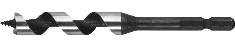 ЗУБР. Сверло по дереву, спираль Левиса, шестигранный хвостовик 1/4", 12х120мм 29483-120-12 купить в Екатеринбурге