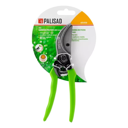Секатор прямого реза Palisad, 200 мм, металлические обрезиненные рукоятки, 6054958 купить в Екатеринбурге