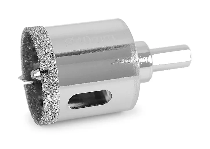 Алмазная коронка MESSER-DIY по стеклу, керамической плитке, керамограниту и мрамору 55мм купить в Екатеринбурге