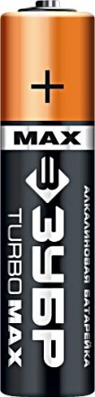 Батарейка ЗУБР &quot;TURBO MAX&quot; щелочная (алкалиновая), тип AAA, 1,5В, 4шт на карточке 59203-4C купить в Екатеринбурге